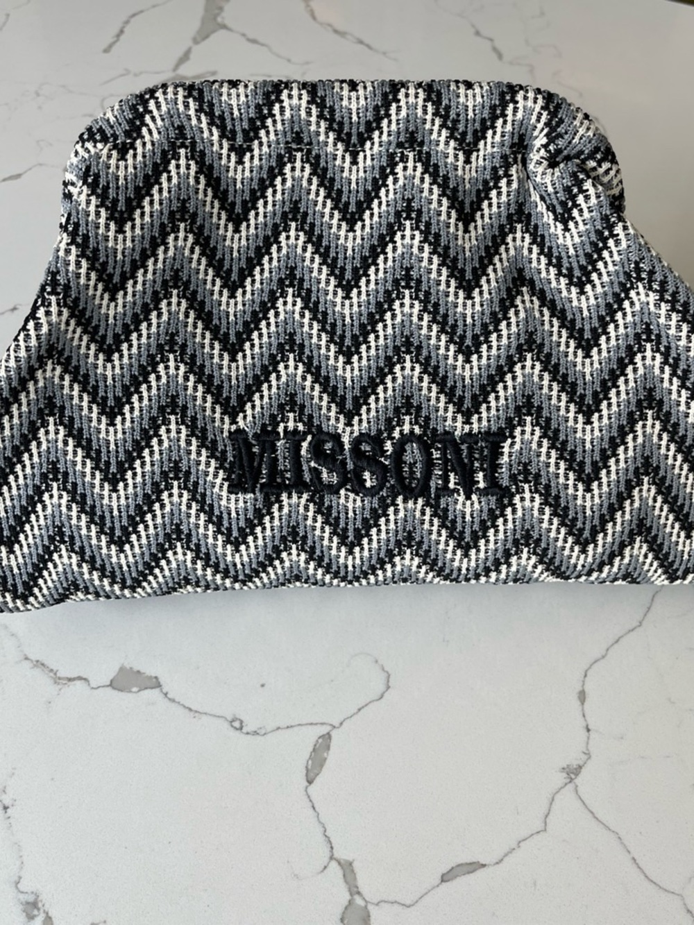 Black & White Chevron Women’s Clutch